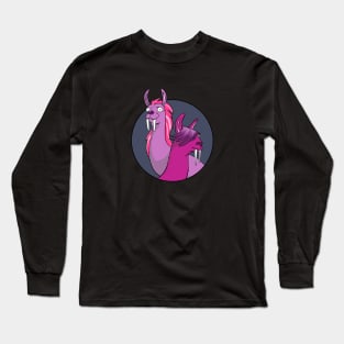 Saber-toothed llama Long Sleeve T-Shirt